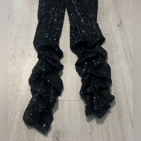 Two Piece Pant Set with Sheer Bodysuit - Picture 13 of 14